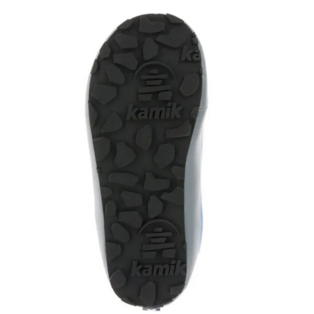 KAMIK Toddler Boy/Girl Navy Puffy Mid Slippers - 8T